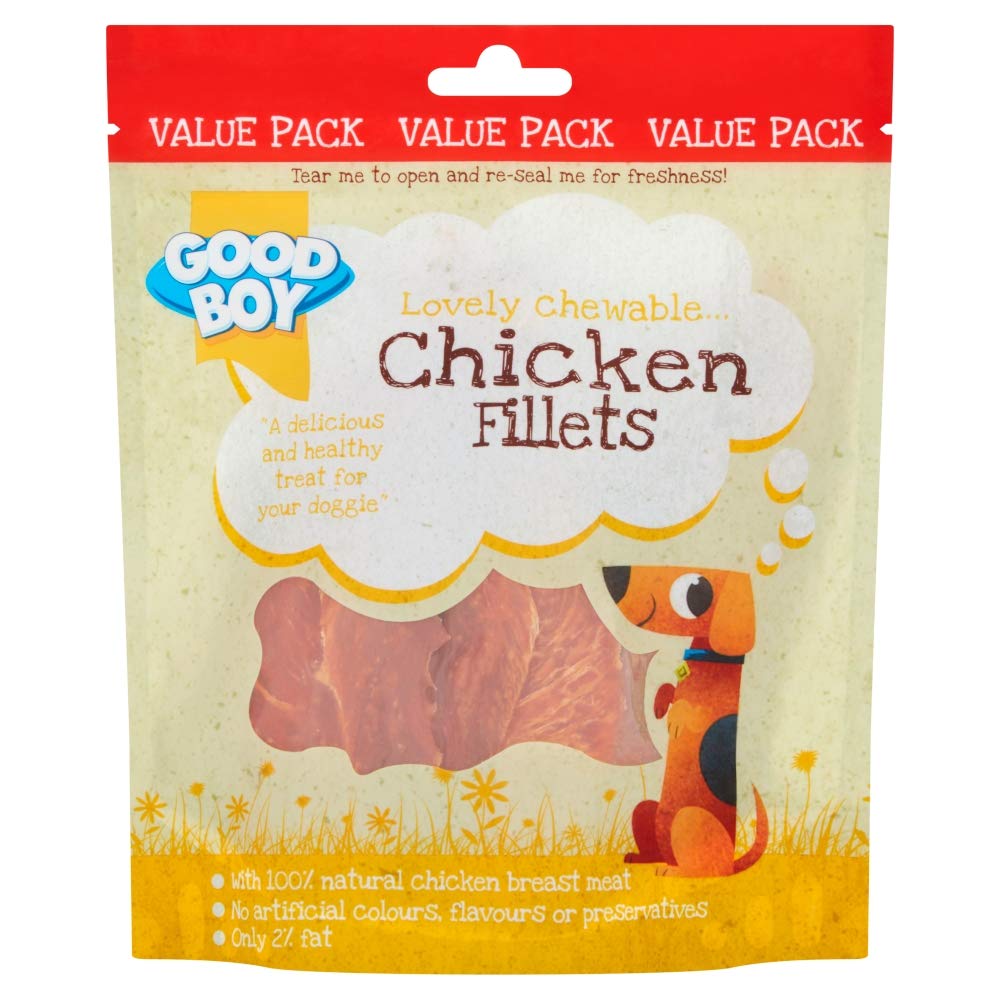 Good Boy Chicken Fillets, 220g, 220 g (Pack of 1)