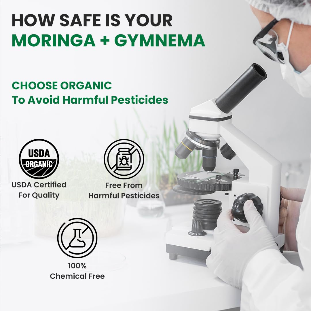 Naturyz Organic Moringa +Gymnema (Goodmar) Lean Wet Management for Powder | Blood sugar supports control, reduces crawings and increases metabolism. Energy | Detox | Immunity | USDA Organic Certified | Pesticides and Chemical - Mogi - 150 grams Naturyz Organic Moringa +Gymnema (Goodmar) Lean Wet Management for Powder | Blood sugar supports control, reduces crawings and increases metabolism. Energy | Detox | Immunity | USDA Organic Certified | Pesticides and Chemical - Mogi - 150 grams