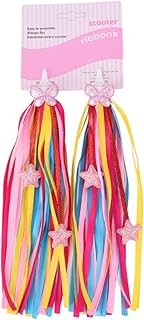 Amagogo 2 Piezas de Streamers de Bicicletas Bicicletas empuñaduras Longitud Longitud de 25 cm Balance de la Bicicleta decoración de Bicicletas de decoración, Amarillo