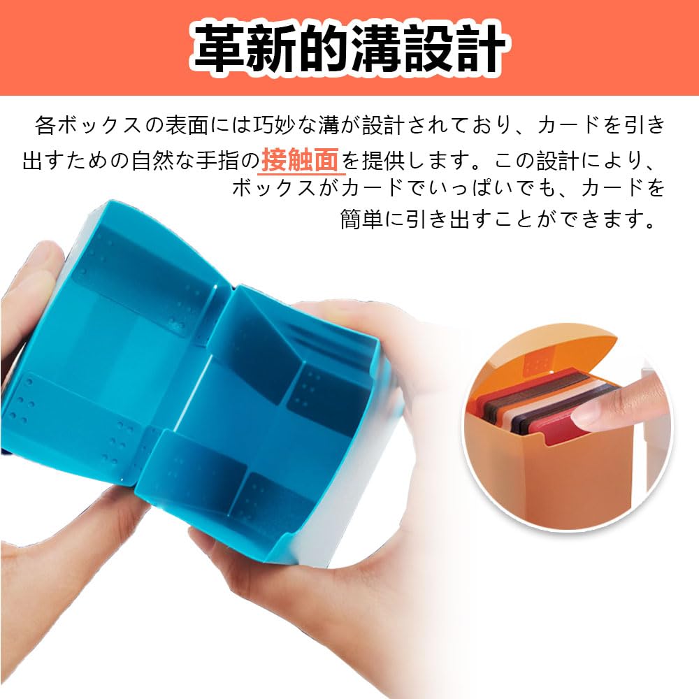 Amazon.co.jp: LIKENNY デッキケース ボックス 収納 10仕切りカード