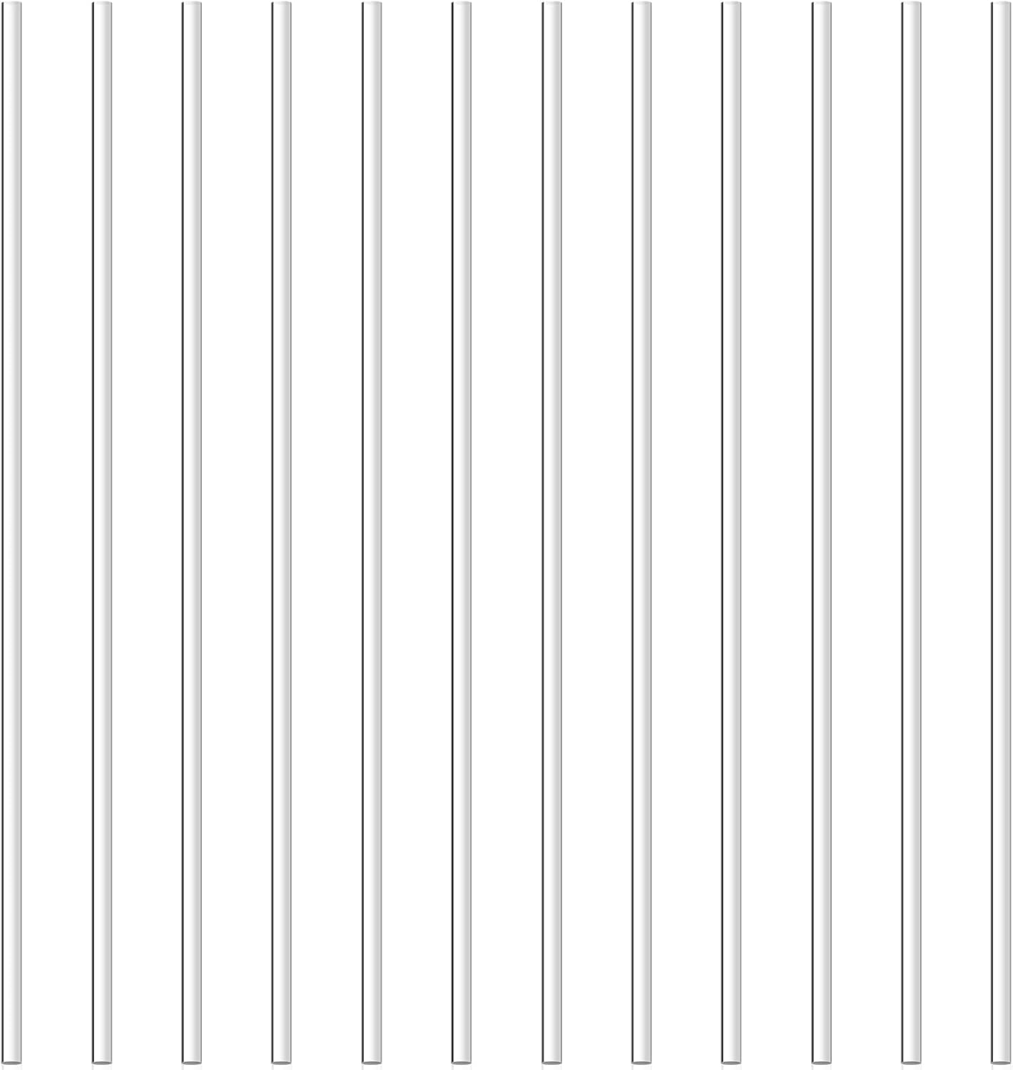 12 Pcs Acrylic Rods Plastic Dowel Rods Sticks for DIY