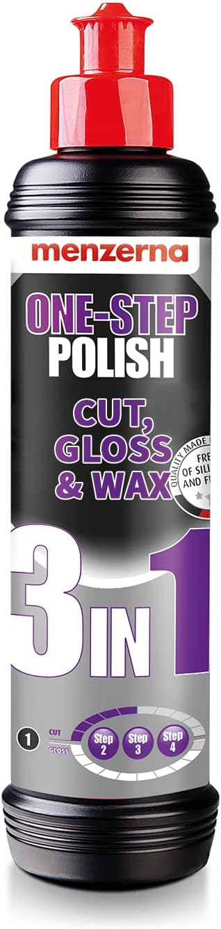 "One-Step Polish 3in1" I Medium Cut Polish with High Gloss Finish & Seal in One I Buffing & Polishing Compound for Car Maintenance I Swirls, Holograms & Scratches I Car Body Repair 250ml