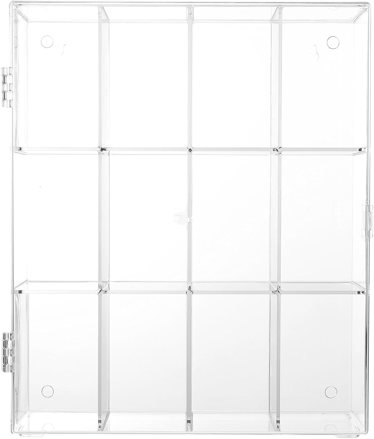 1 Set Box 12 Grid Model Exhibition Box Multi-Function Case Figurine Showing Case Display Accessory Multi-Function Storage Case Desktop Display Case Creative Display Holder