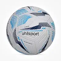 Bola de Futebol Campo Uhlsport Aerotrack Branco/Azul Tamanho 5