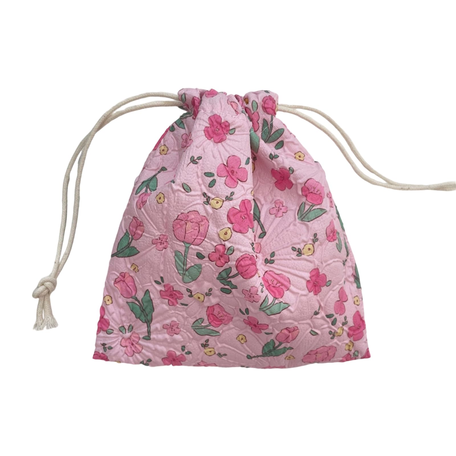 CAZSTYK Cartoon Design Makeup Bag Drawstring Closure Portable Accessory Pouches Multipurpose Cosmetic Carry Bag Toiletry