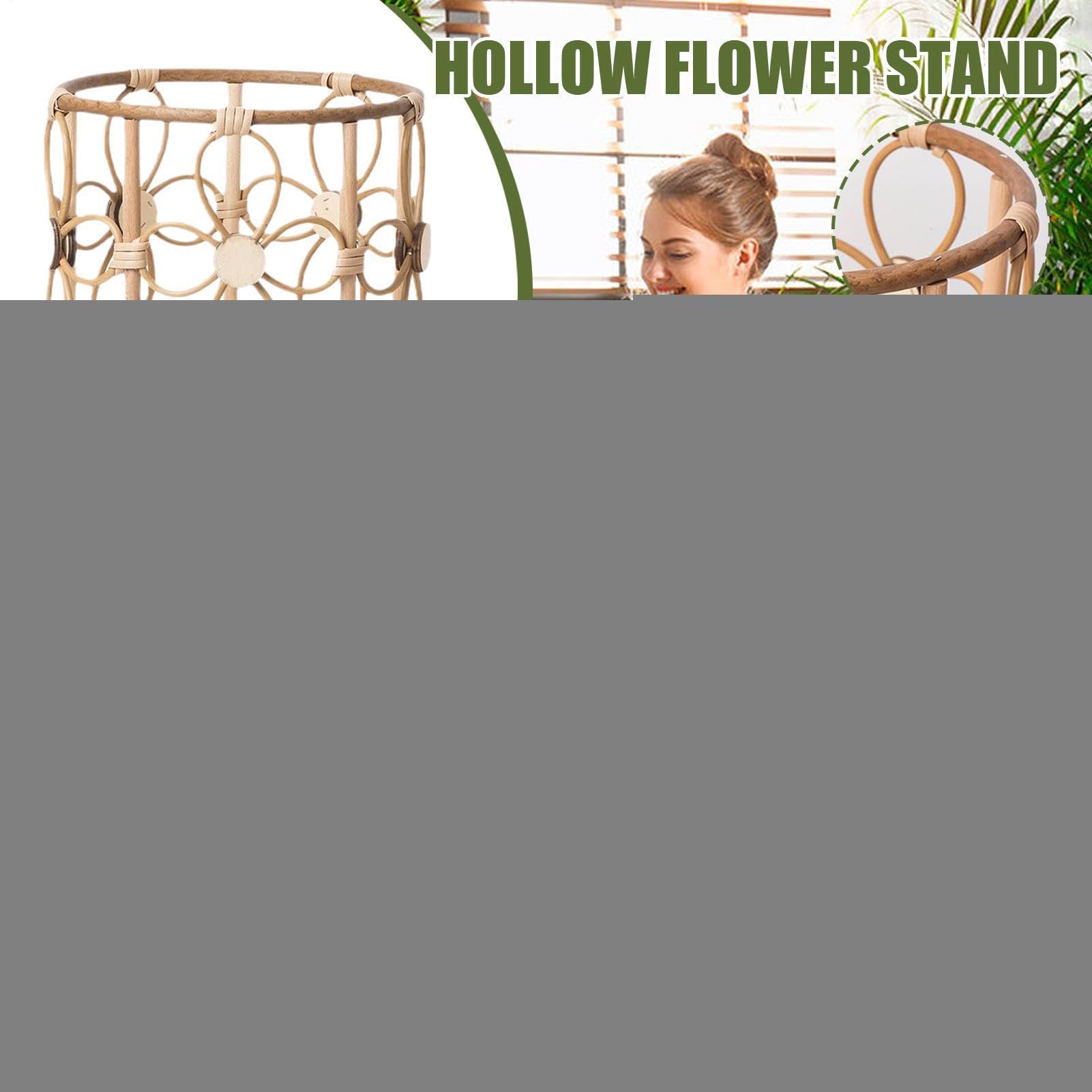 na rośliny Boho W Farmhouse Plecione Nogi