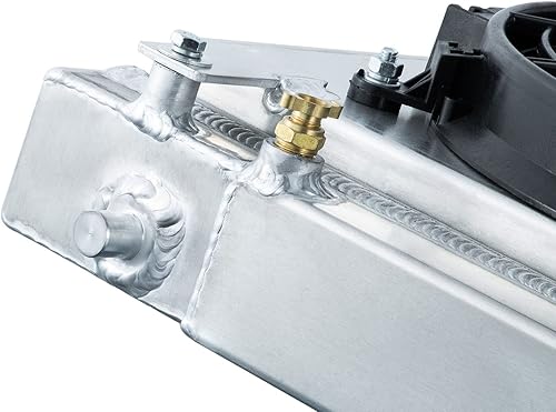 Miniatura 6 de Radiador de aluminio para Lexus IS200 IS300 2.0L 3.0L MT 1999-2005, radiador de refrigeración de aluminio completo de 3 filas + 2 ventiladores de 12