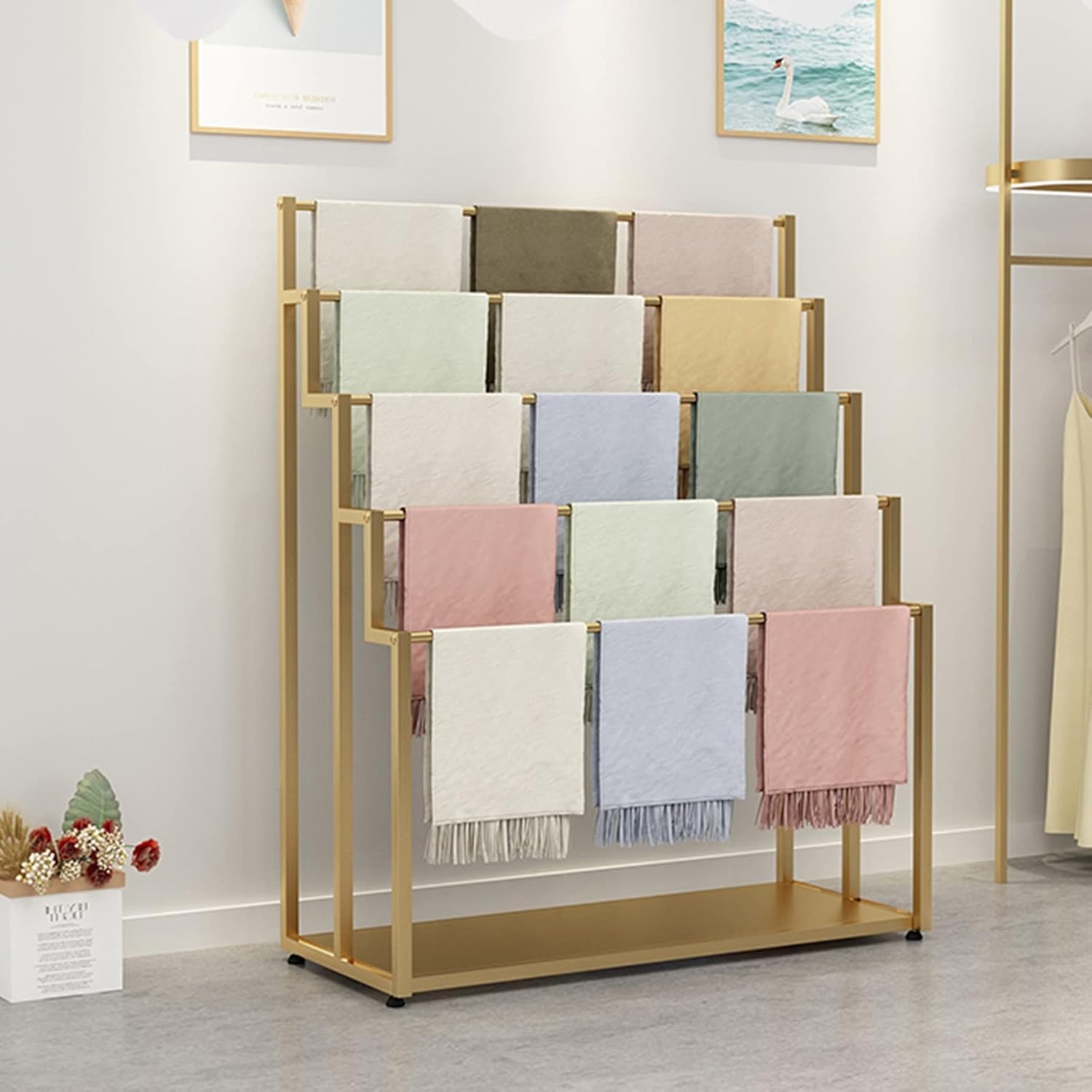 EESHHA Scarf Display Rack Commercial Multifunctional Display Stand Rack