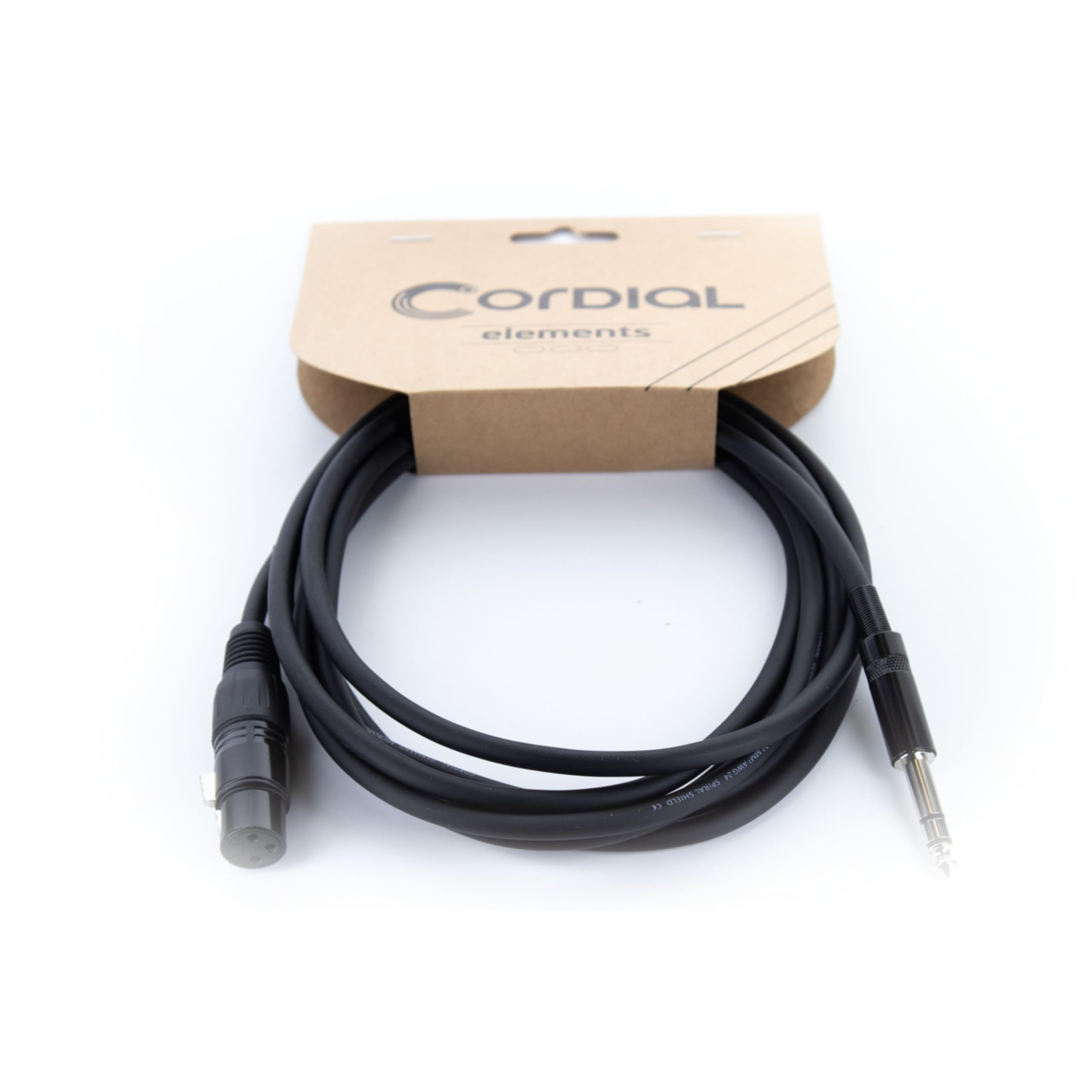 Cordial XLR Female to Stereo Jack Audio Cable 1.5m