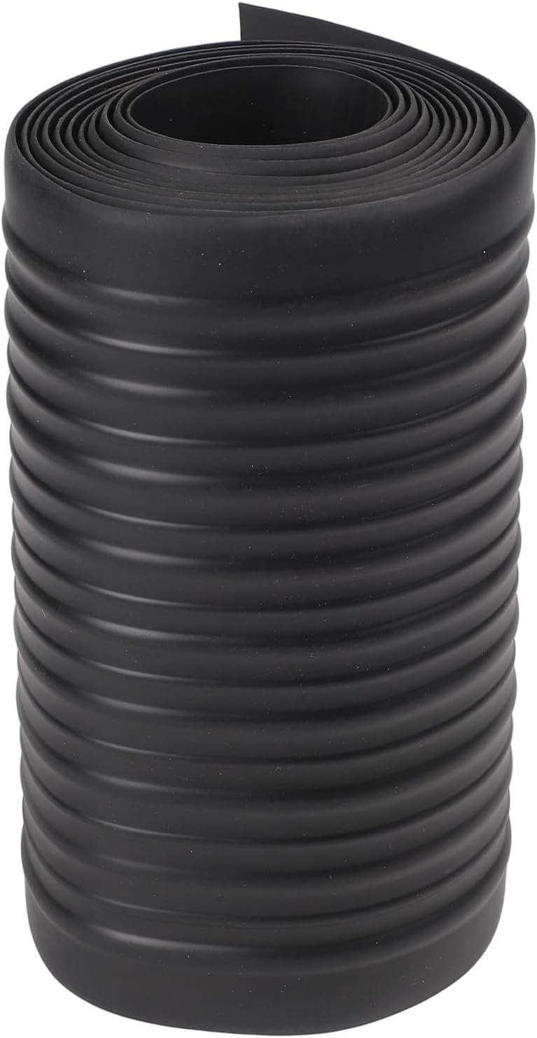 16.4ft Inflatable Boat Wear Strip Rubber Protective Strip Protective Armor For Kayaks/Canoes Rafts Speedboats Fishing Boats, Elastic Material For Chassis Protection And Puncture Prevention Black