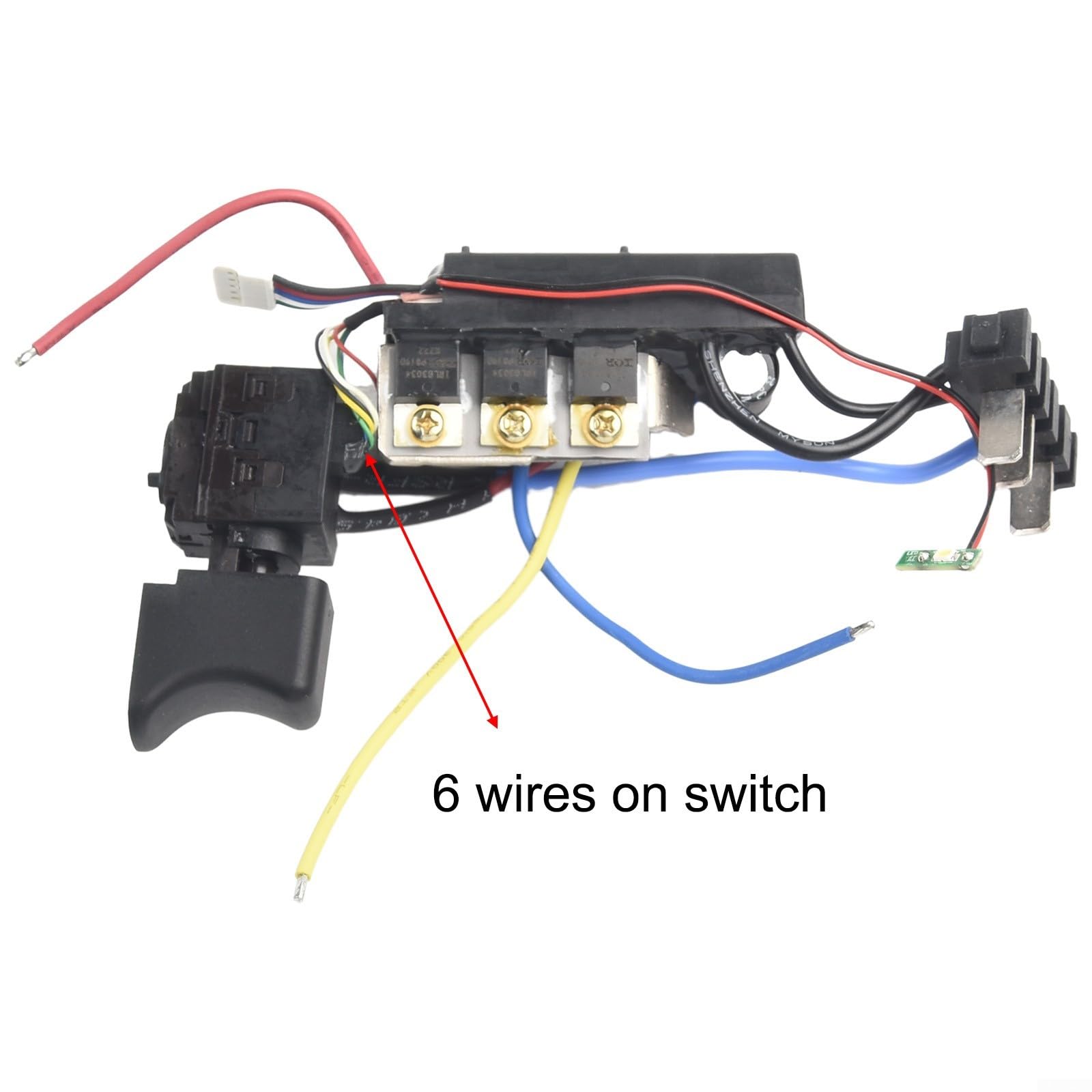 Interruptor de repuesto premium para WORX WX175 WX373 Restaura la funcionalidad de tu taladro