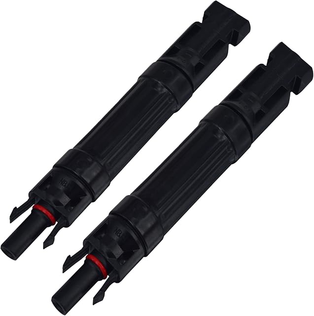 Leehitech 2pcs Solar fuse 10A Fuse with Male and Female Connector Solar PV In-Line Fuse Holder Solar Panel PV Connector for PV Cable in Insulation Diameters and All Kinds of PV Connectors
