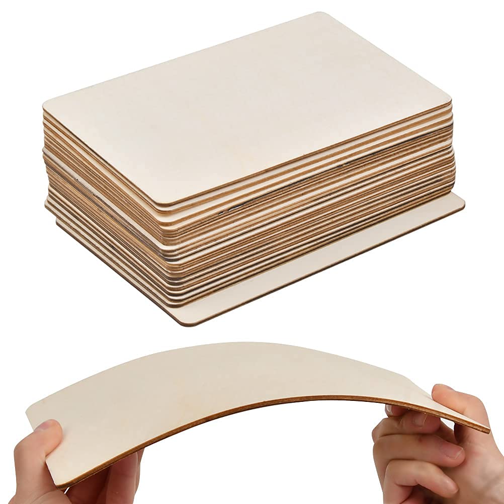 12 Pannelli In Legno Di Balsa Non Finiti - 20x4x0,3 Cm - Per Pittura, Incisione, Artigianato E Decorazione Casa - Foto 10