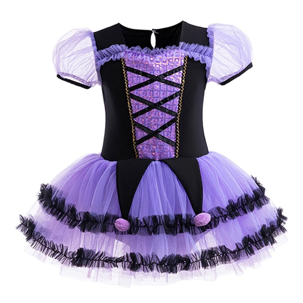 Lito Angels Girls Ballet Tutu Dress Ballerina Princess Costume Purple Tulle Skirt Kids Dance Wear Birthdays Fancy Outfit Age 3-4 Years