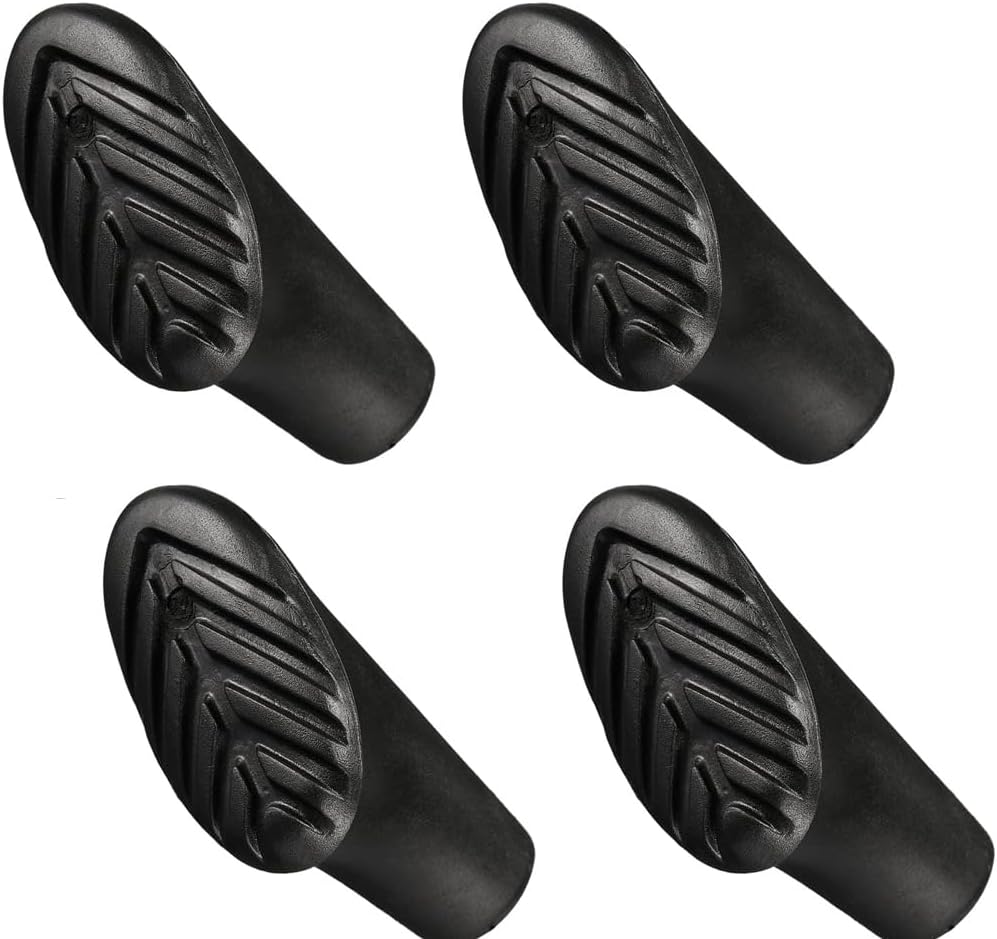 Spare Replacement Walking Stick Trekking Hiking Pole Rubber Ferrule Ends 4 Pack