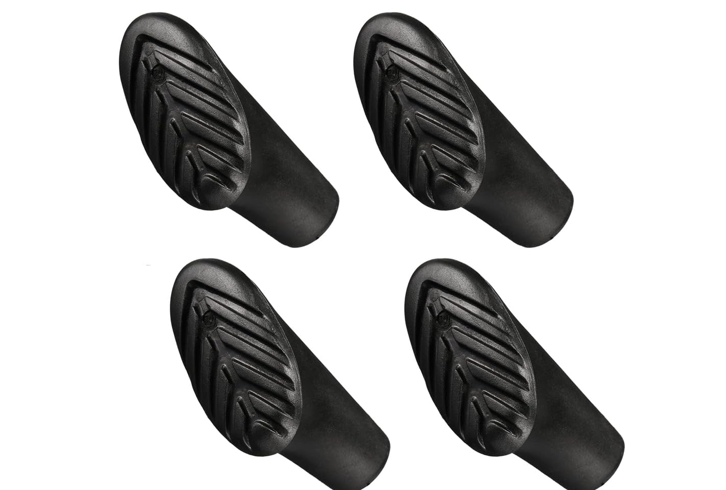 Spare Replacement Walking Stick Trekking Hiking Pole Rubber Ferrule Ends 4 Pack