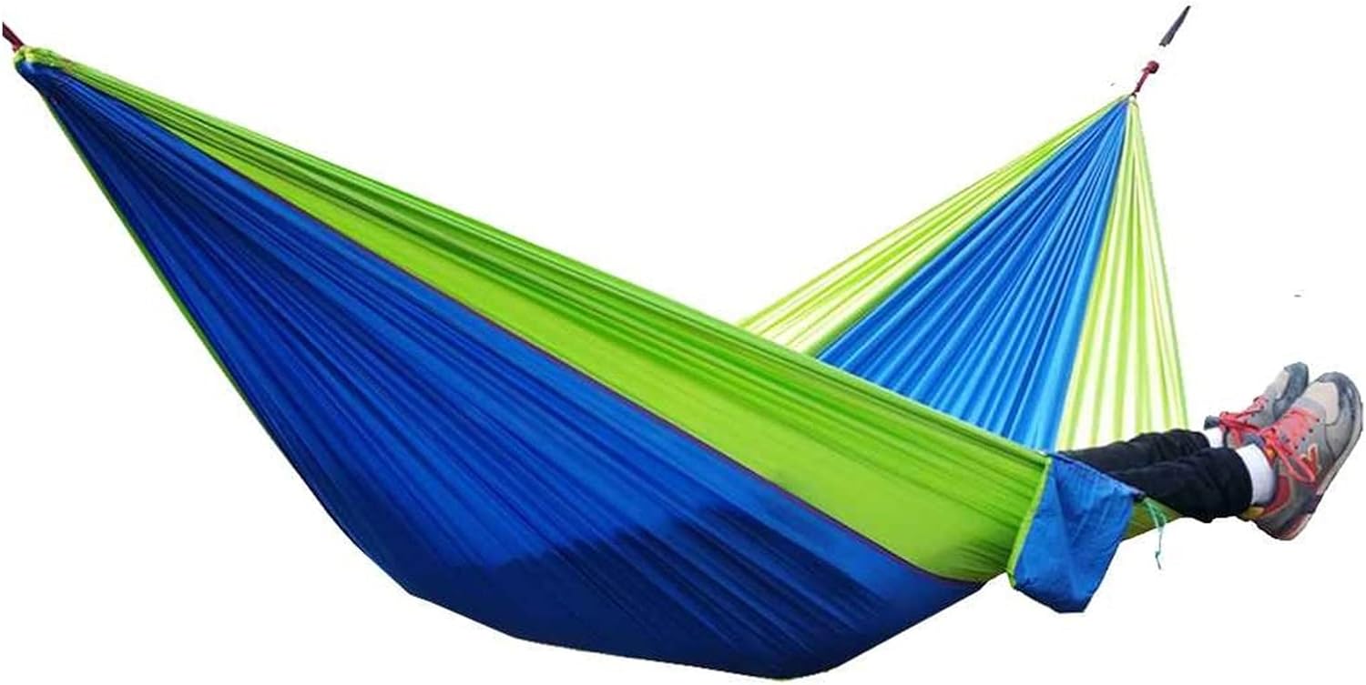 Swing Parachute Nylon Fabric Outdoor Hammock Two Person Lover Family Travel Camping Sleeping Swing Hanging Bed 270 * 140 Swing seat (Color : N0.2) (N0.5)