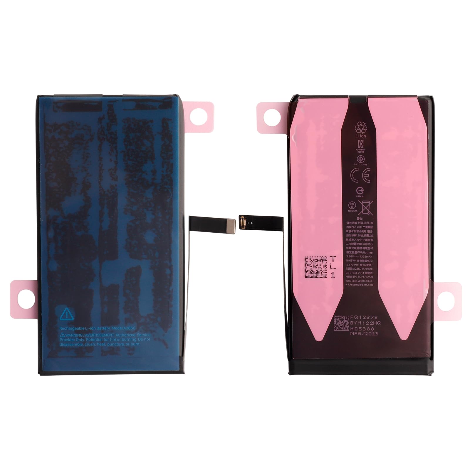 iPhone 14パプル 色 battery 86% Rank A+ Amazon.com: SwarKing Replacement Battery A2850 Compatible with