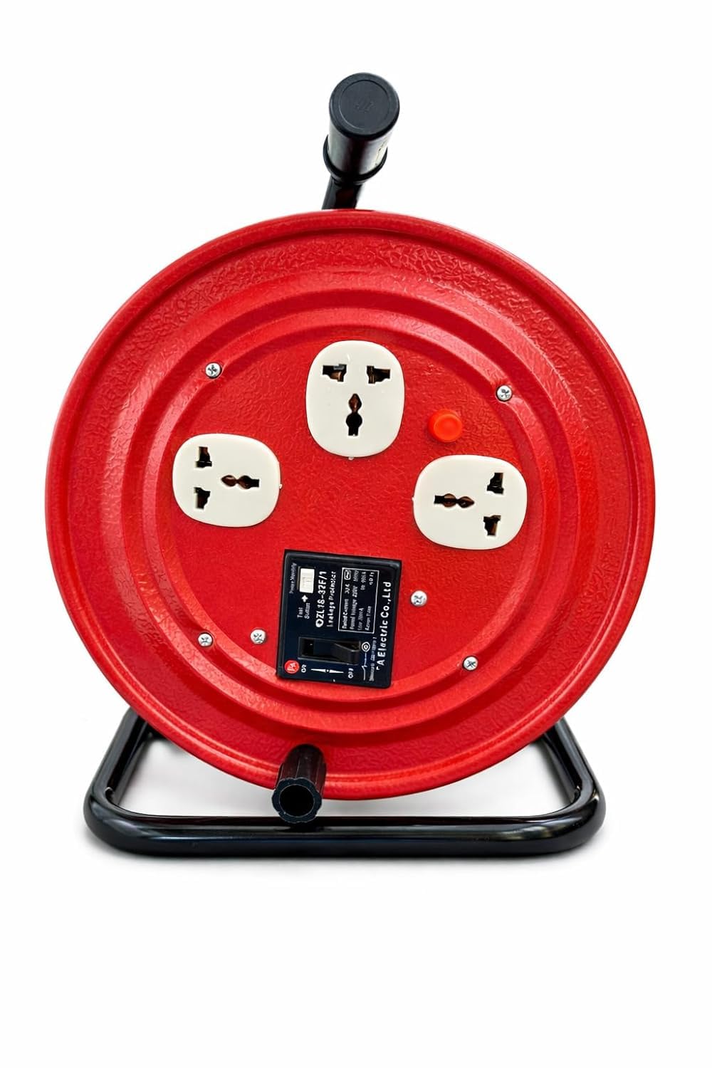 DeHMY Industrial Cable Reel with 3 Electric Socket | Metal & PVC Body-image-16