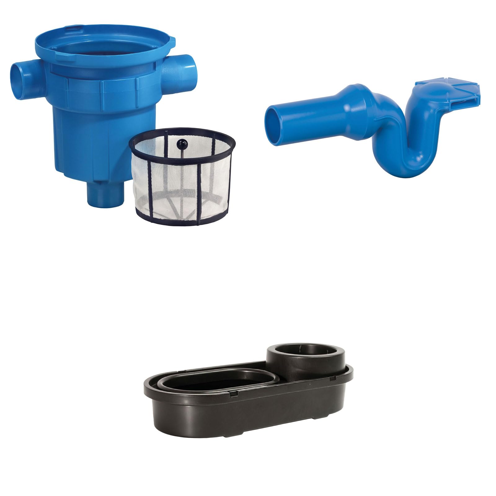 Regenwasserfilter Zisternenfilter 3P Spar-Set GF mit Kunststoffsieb für den Einbau in die Zisterne oder Kunststoffzisterne, Anschluss DN100, Höhenversatz 0 cm. Für die Regenwassernutzung im Garten