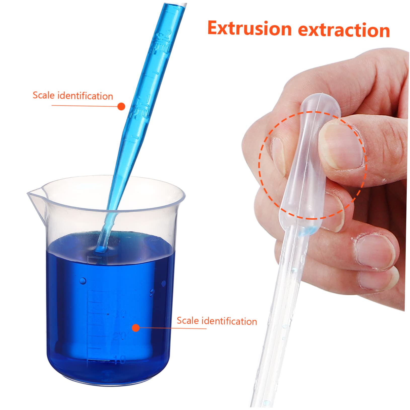 ULTECHNOVO 2 Juegos Frasco Cuentagotas De Prueba Tapas Cuentagotas Graduadas Botellas De Tintura Con Cuentagotas Pipeta De 10ml Botellas y Pipetas 4oz Juego De Botellas El Plastico Escala