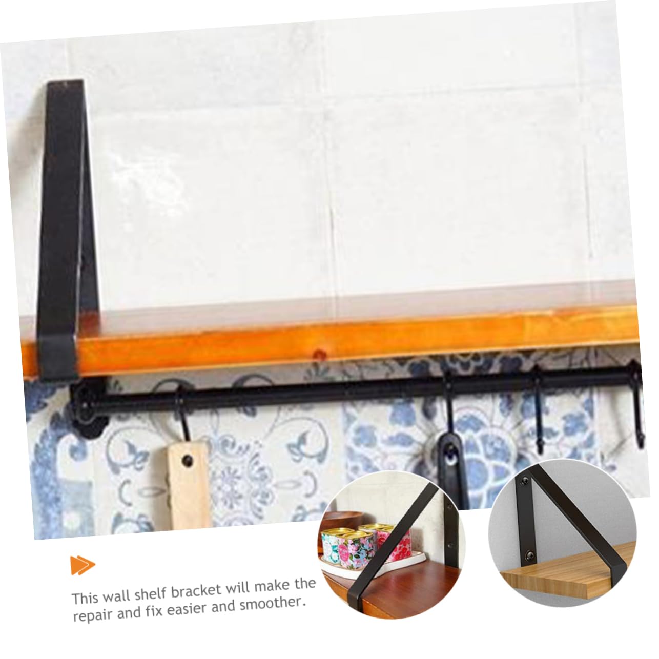 SEWACC 2 Piezas Soportes Para Estantes De Pared Soportes Triangulares Para Estantes Uso Cocina o Baño