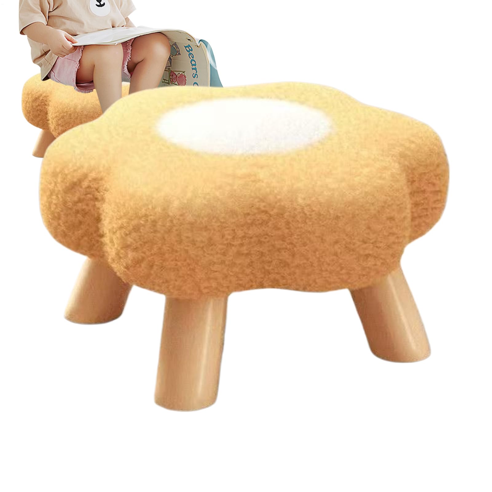 Tabouret à fleurs au coussin doux : le siège décoratif et moelleux pour votre maison