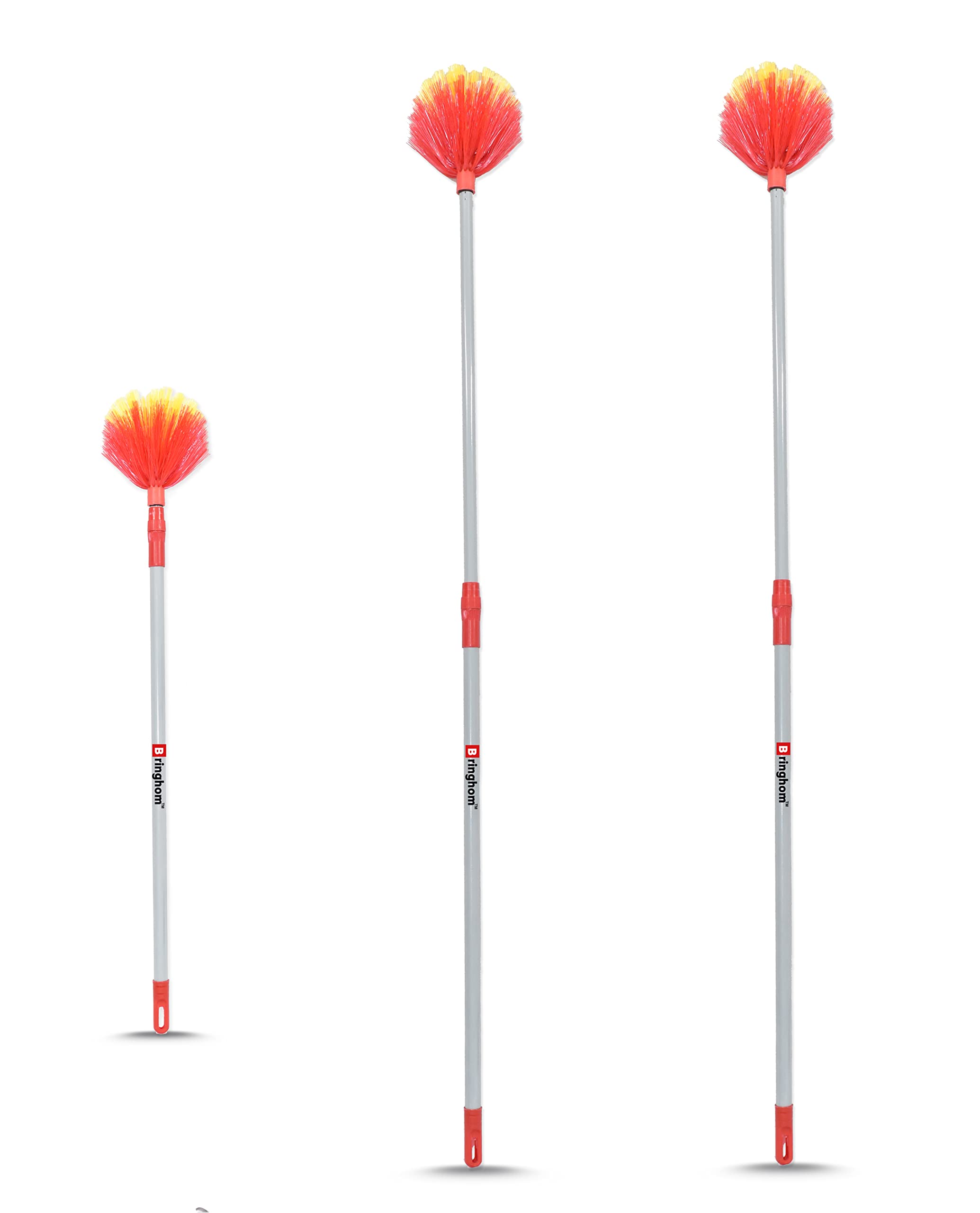 Bringhom Pack of 2 Iron Gobhi Jala Broom Stick with Long Handle for Ceiling Cleaning Home, Office Cleans Hidden Corners (Multicolor, Large, 2U) (B0B8KTQ3TW) Amazon Price History, Amazon Price Tracker