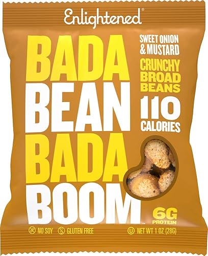 Miniatura 10 de Bada Bean Bada Boom - Proteína a base de plantas, libre de gluten, vegana, sin OGM, libre de soya, Kosher, bocadillos de habas tostadas anchas, 1