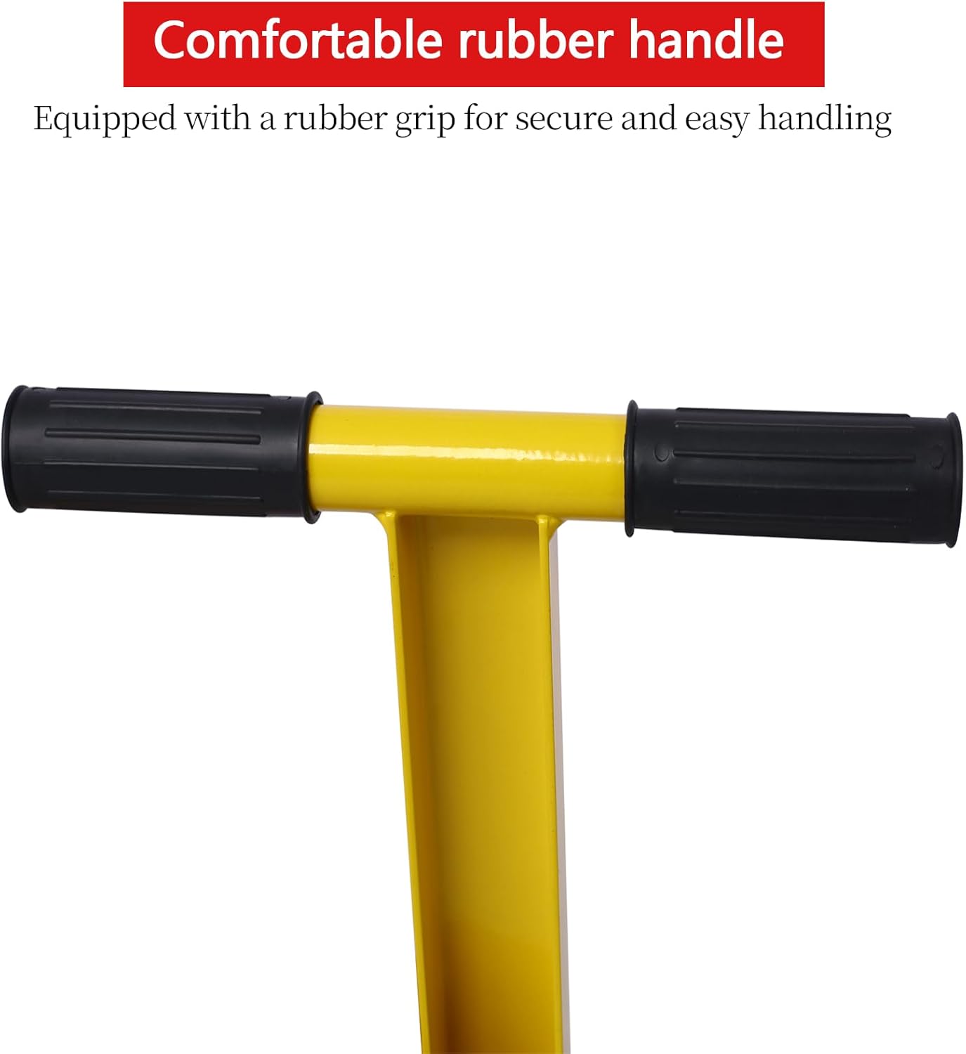Trailer Dolly with 10" Pneumatic Tires, Heavy-Duty Trailer Dolly with 2 Inch Ball, 1 7/8 Ball Hitch Mover, Portable Utility Trailer Mover for Moving Car RV Boat Trailer, 600 Pound Capacity (Yellow)