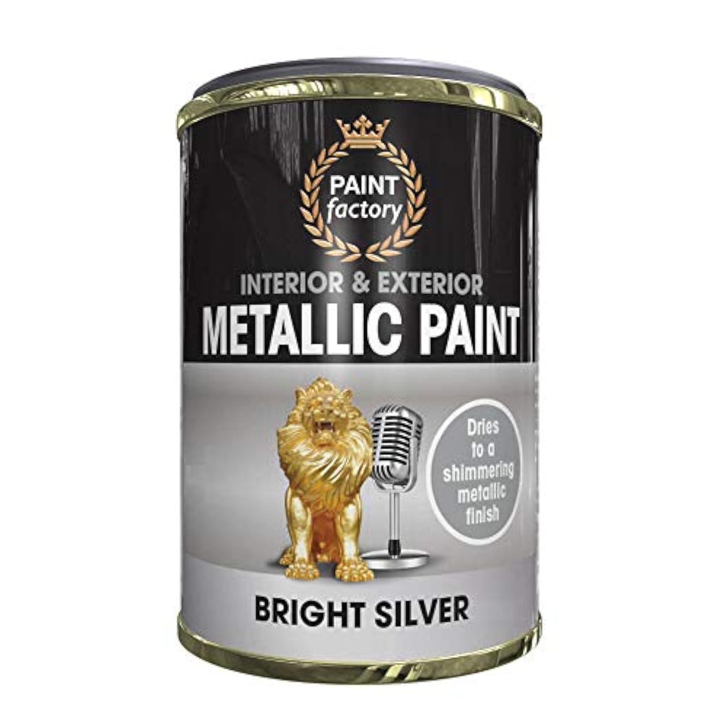 Sponsored Ad – Paint Factory Metallic Paint Bright Silver 300ml