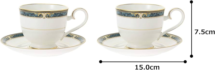 Amazon.co.jp: Noritake ノリタケ カップ & ソーサー 高型