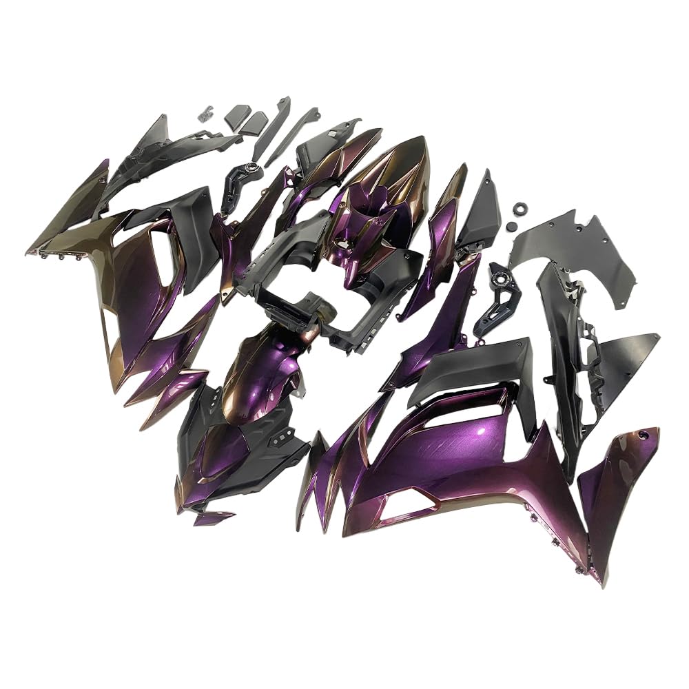 Amazon.com: XLYPARTS ABS Plastic Chameleon Purple Fairing Kit For