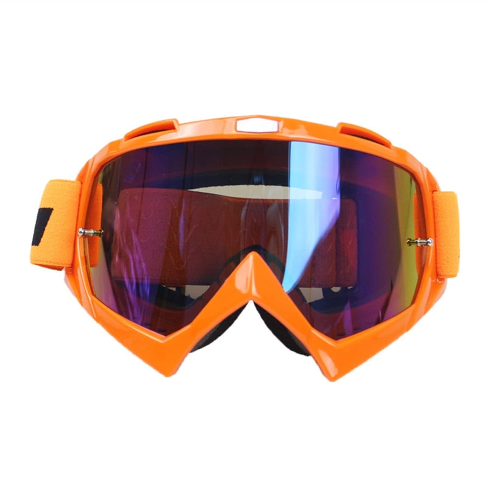 Yvxotrxnk Gafas de motocross para Dirt Bike & Off Road Racing, antivaho y UV, gafas de moto con acolchado de espuma, gafas profesionales de montaña para exteriores Cross Country