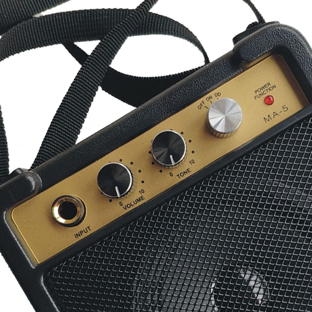 5W Haut-parleur pour Guitare Amplificateur de Guitare avec Clip Arrière Haut-parleur Accessoires pour Guitare Électrique Acoustique Son de Violon