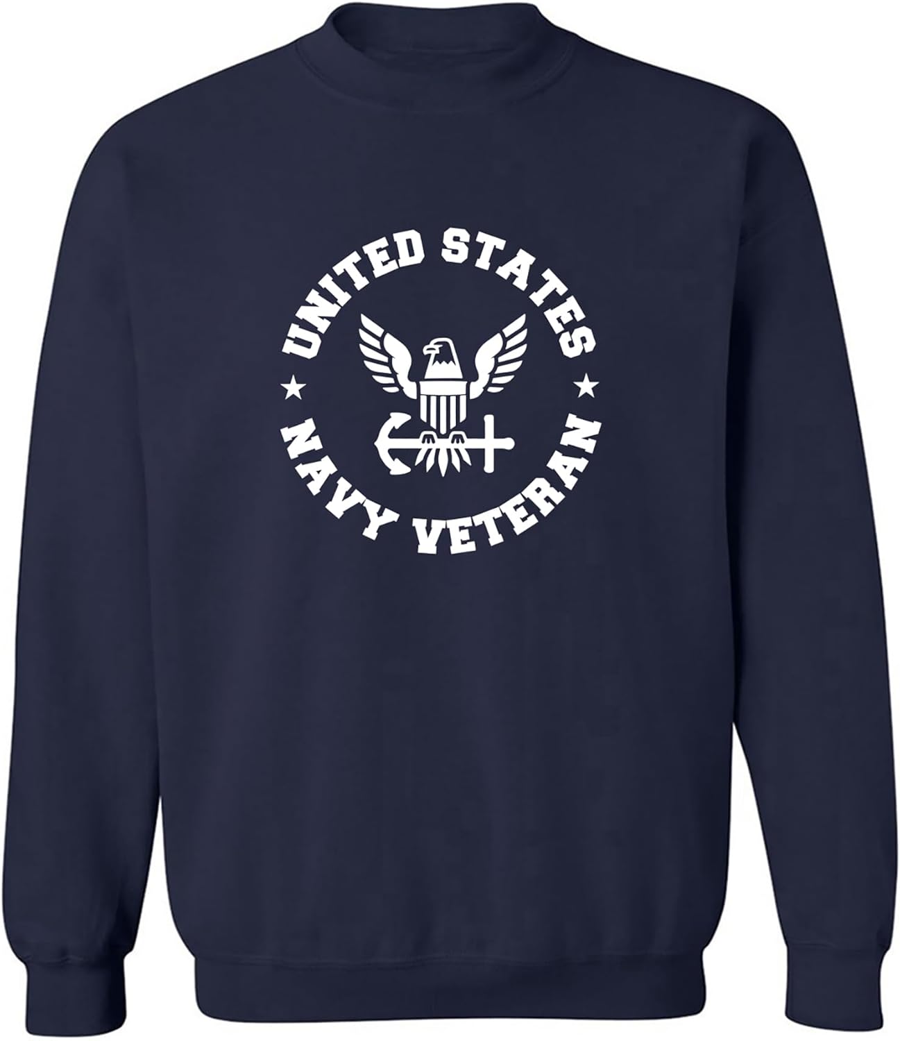 zerogravitee United States Navy Veteran Circle Logo Crewneck Sweatshirt
