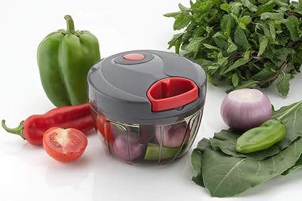 Quick and Handy Chopper | Ideal for Chopping and Churning Fruits, Vegitables and Dry Fruits | Stainless Steel Bade for fine Chopping | Easy to use and Very Portable