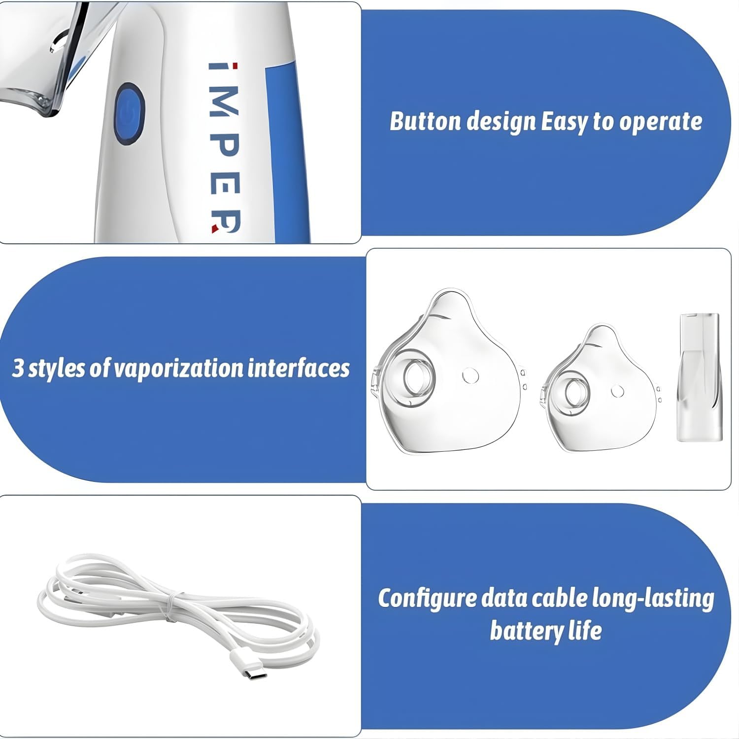 Quiet Baby Nebulizer - Portable Steam Inhaler -10 Quiet Baby Nebulizer - Portable Steam Inhaler -10