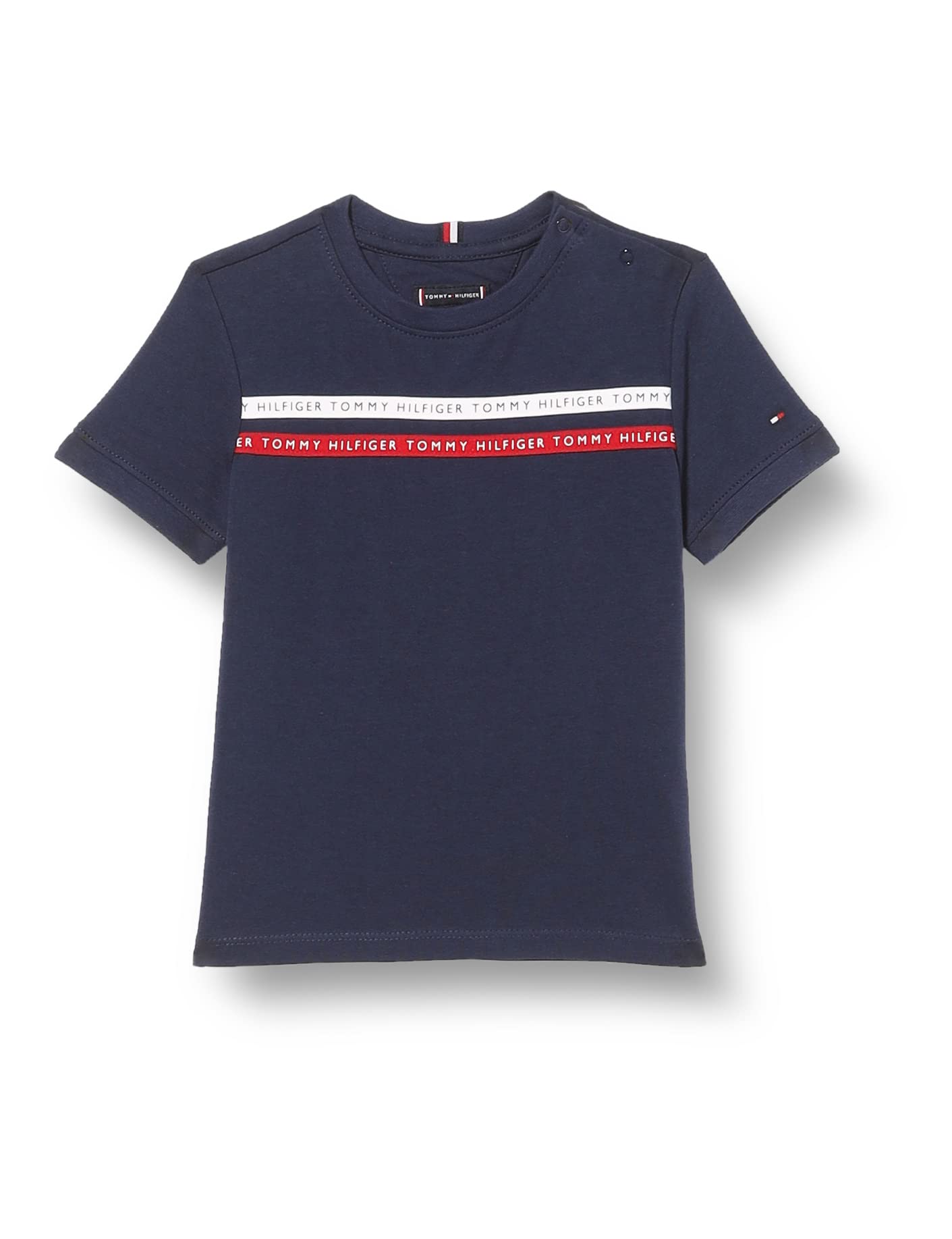 Tommy Hilfiger Tommy Tape tee S/S Camiseta para Niños
