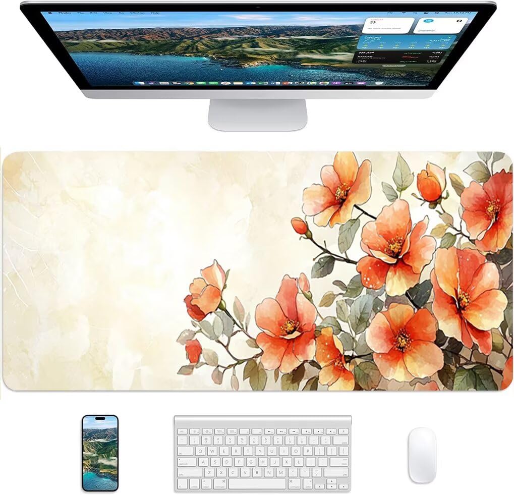 Lpfieonn Fiore Gaming Tappetino Scrivania, 160x80cm PF-3481
