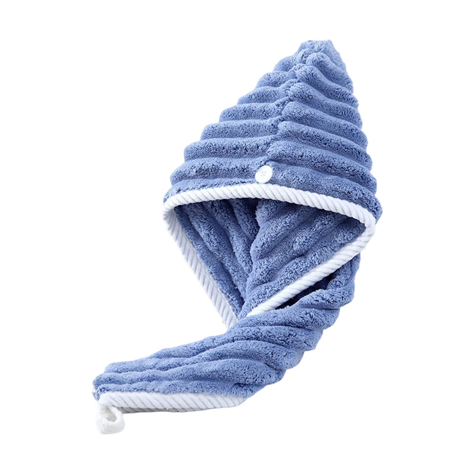 Montesy Thickened Dry Hair Caps Super Absorbent Quick Drying Corals Velvets Bathing Caps Thickened Washcloth Bathroom