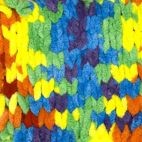 Image of Lion Brand Yarn, Off The Hook Loop Yarn, Cosmic Dust, Multicolor, 3 Pack | Jumbo Finger Knitting & Crochet Craft Fiber for Beginners, Kids, Classrooms, Create Blankets, Pillows, Stuffed Animals