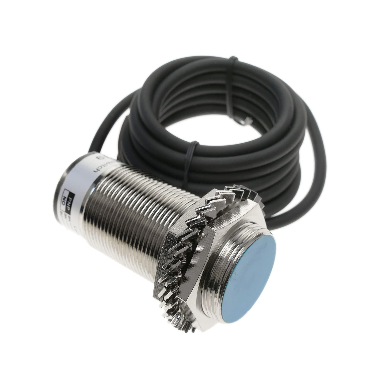 BeMatik - Sensor proximidad inductivo larga distancia 6-36 VDC PNP NO M30 Sn:15mm