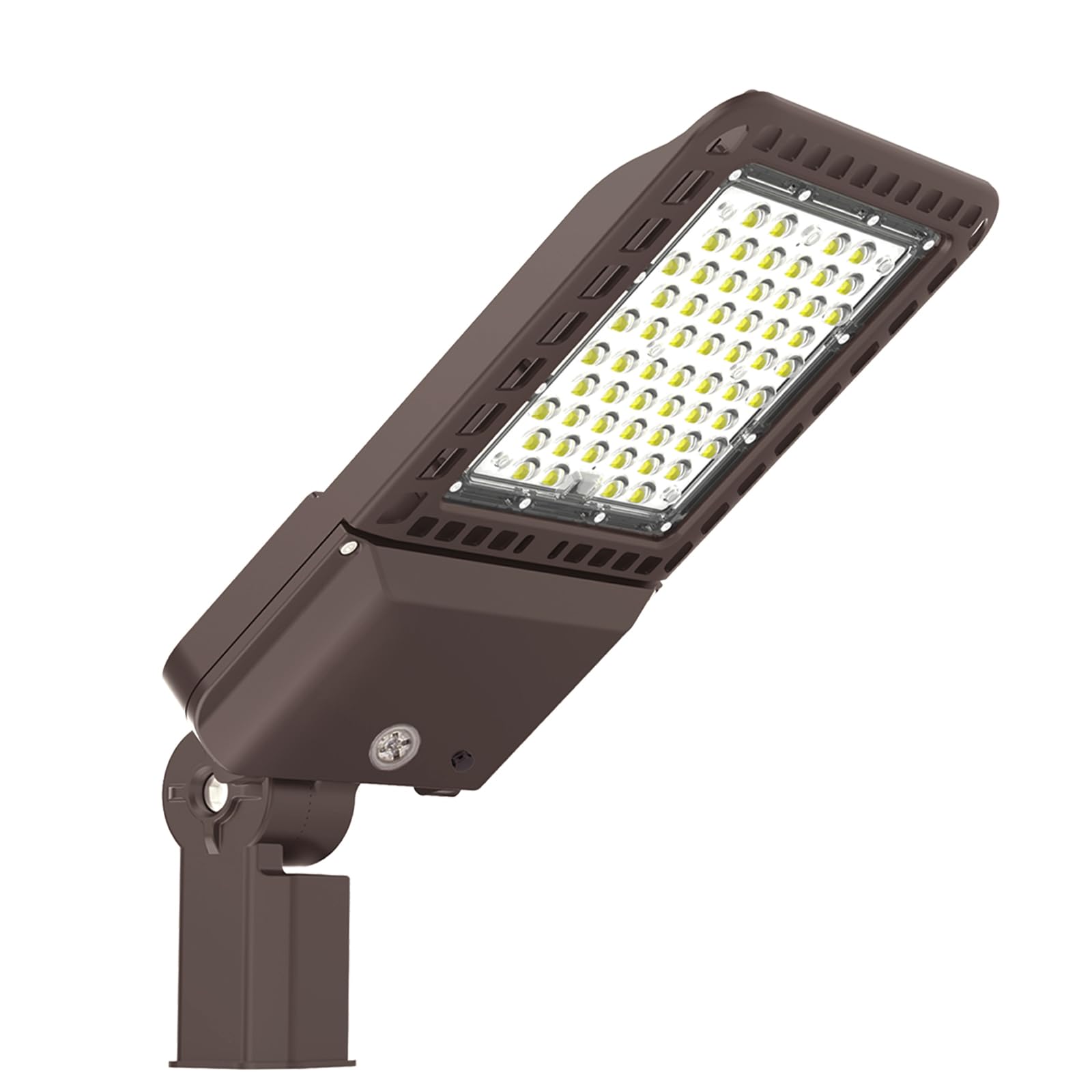 300W LED Parking Lot Light Adjustable Slip Fitter, 39000LM 5000K Outdoor Lighting with Dusk to Dawn Photocell, IP65 Waterproof Shoebox Pole Light for Commercial Lighting ETL Listed
