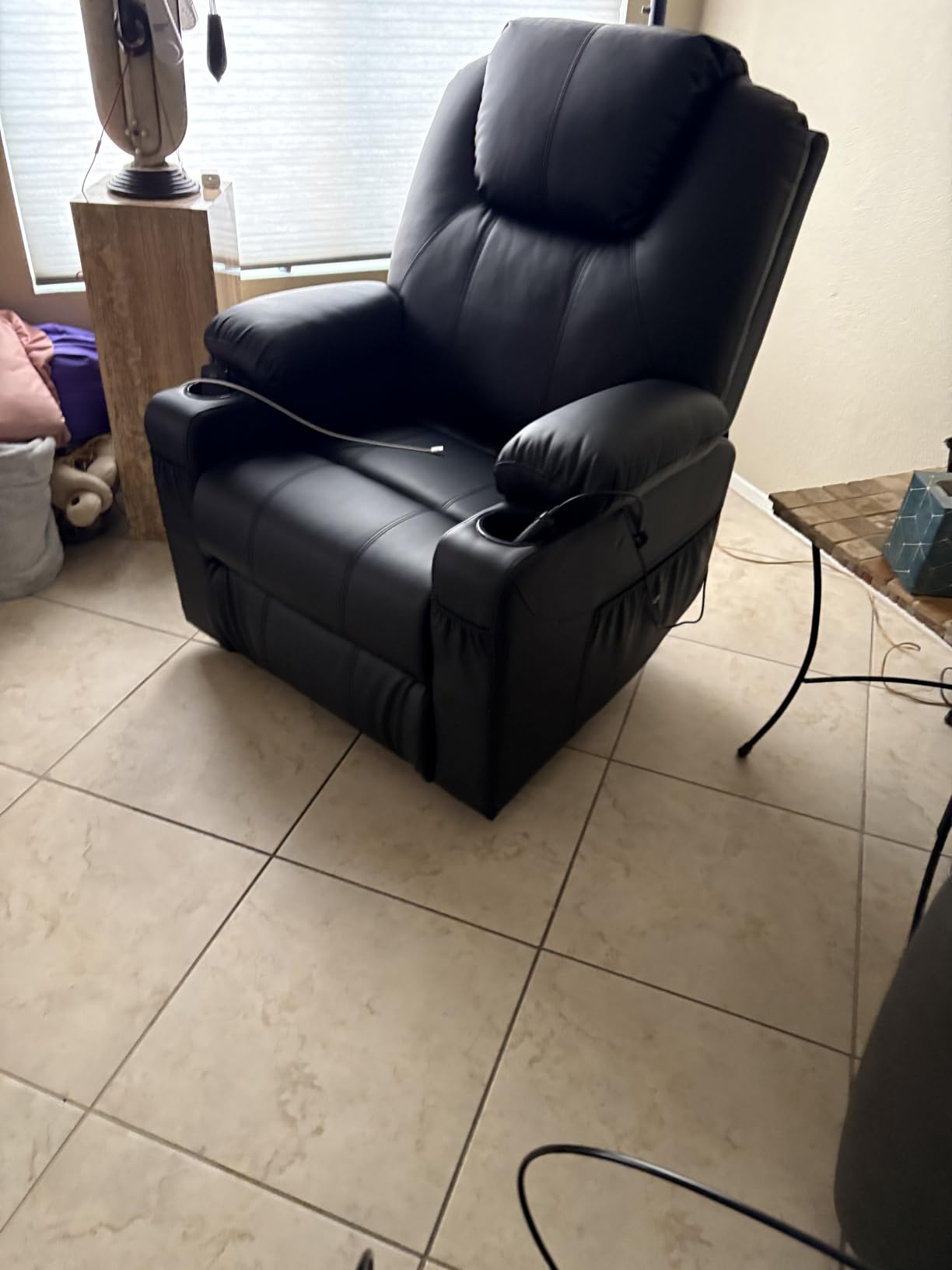 MCombo R7510 Power Lift Recliner with Heat and Massage