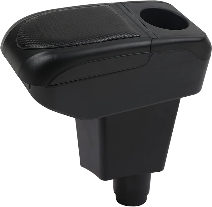 Bracciolo Auto Per Citroen Berlingo 2010-2020 - In Pelle Nera Con Posacenere E Portabevande - Foto 10