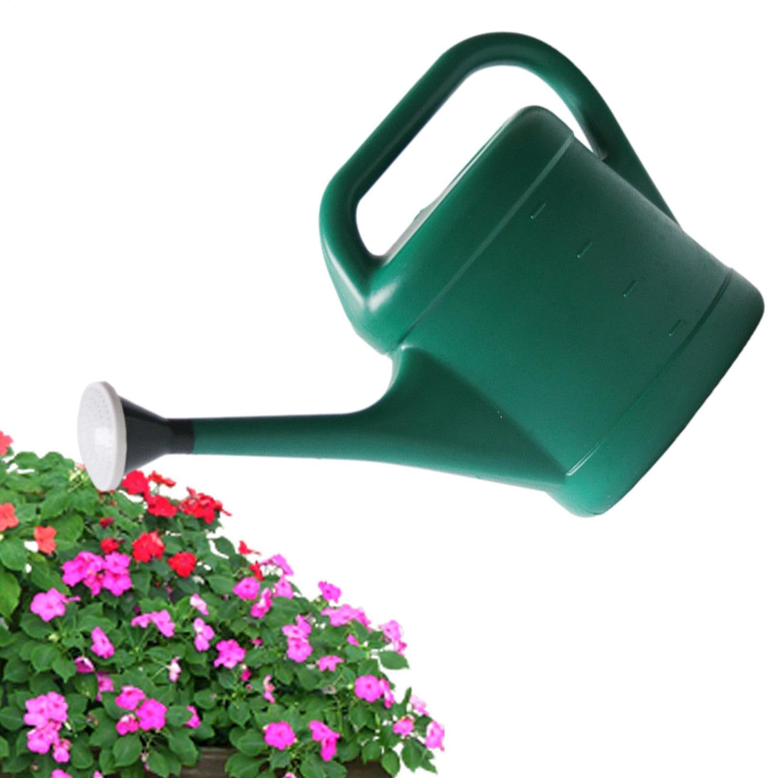 3L Watering Can, Watering Can With Detachable Sprinkler Rose Head, Long Neck Garden Wateringcans, Plants Watering Pot With Handle & Removable Sprinkler Head For Houseplant & Garden Plants