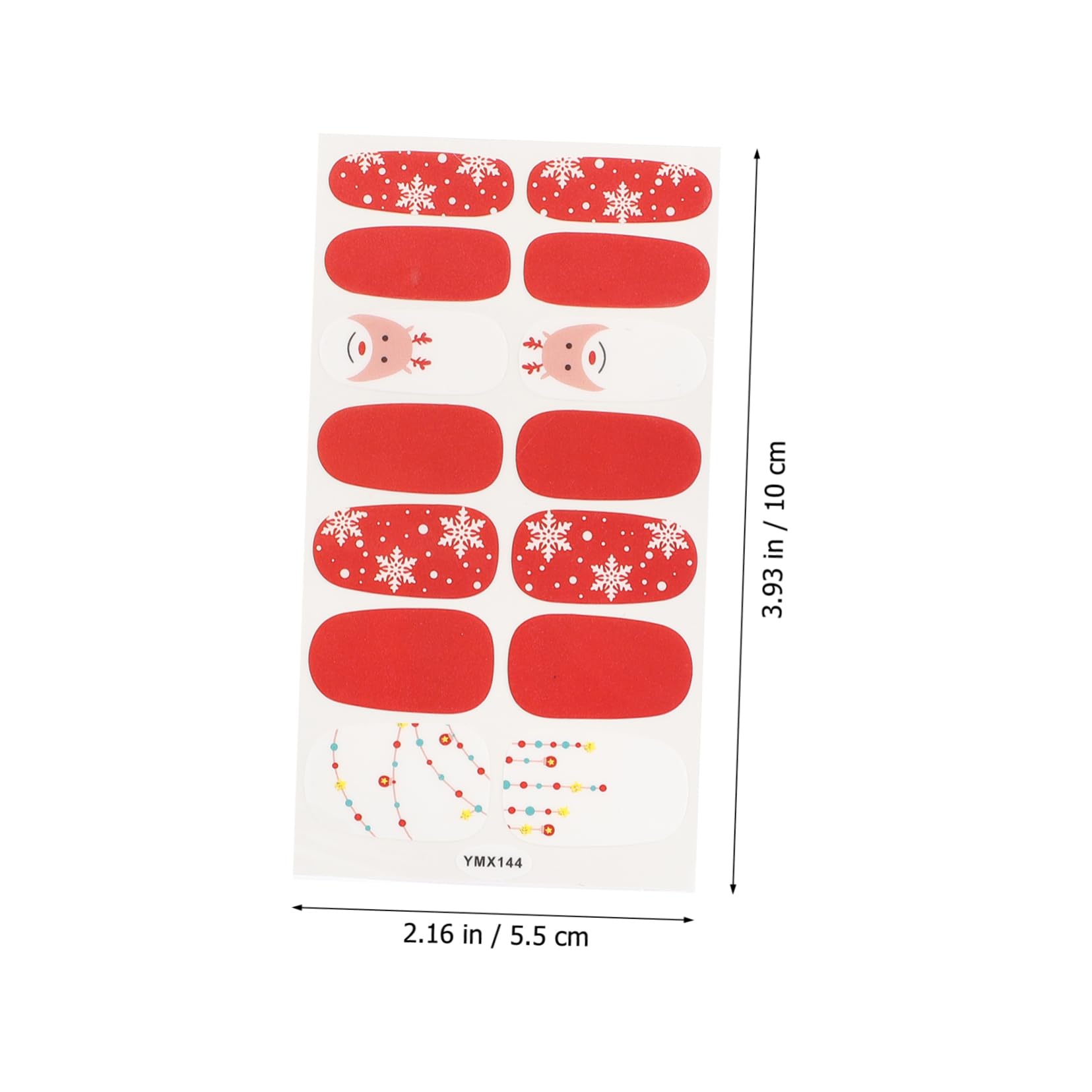 FRCOLOR 3 Set Adesivi Natalizi Per Nail Art Adesivi Unghie Natale Per Unghie Natalizie Adesivo Per ie Decalcomania Decalcomanie Per ie ie Etichetta 8 Fogli * 3