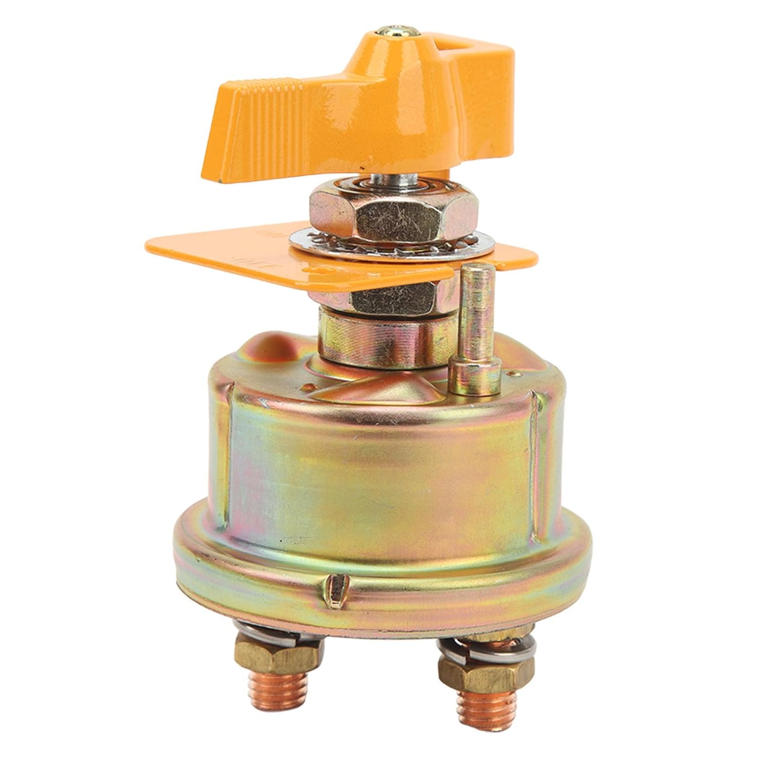 300A Rotary Battery Disconnect Switch 12V / 24V with Fixed Keyhole - Prevent Power Drain, Protect Electrical Systems for RV, Boat, and Off - Road Vehicles