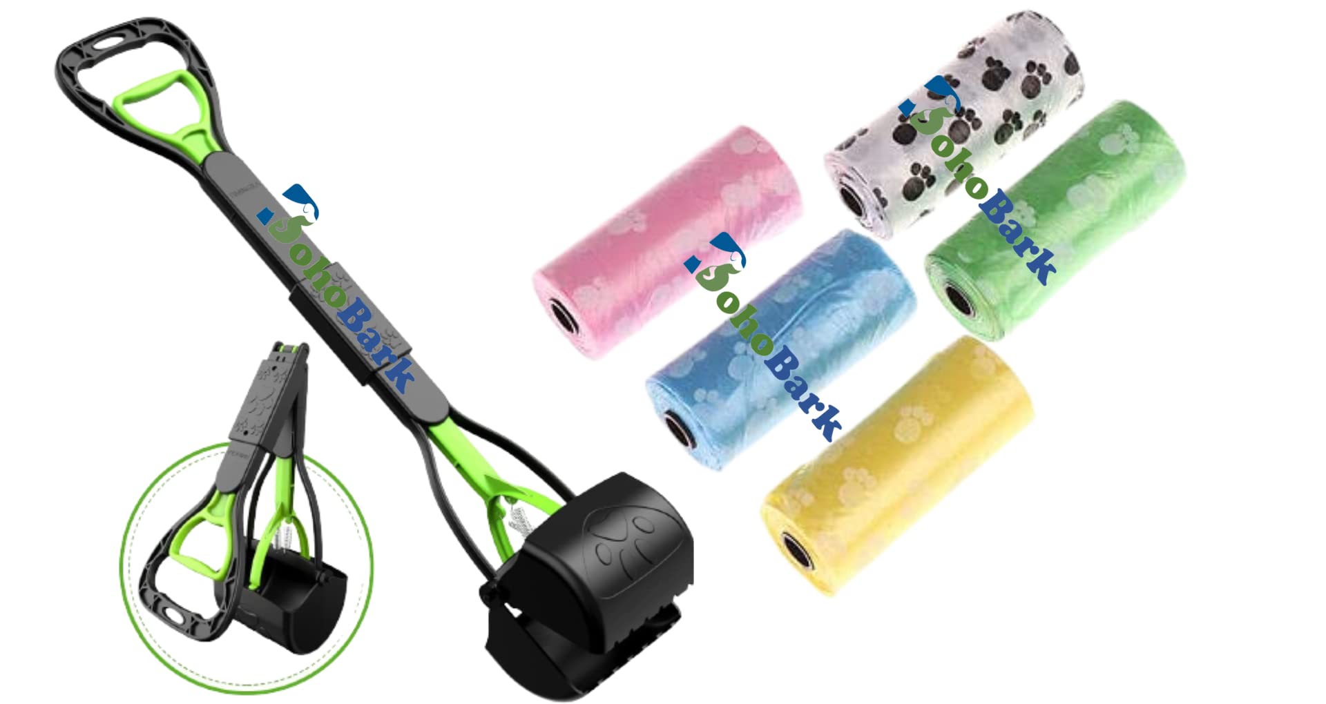 See full amazon price history chart for BohoBark Foldable Pet Pooper Scooper Long Handle Top Paw Jaws Poop Scoop Dog Sanitary Waste Cleaner Tool for Dogs 24 inch with 5 ppo Bag BohoBark Foldable Pet Pooper Scooper Long Handle Top Paw Jaws Poop Scoop Dog Sanitary Waste Cleaner Tool for Dogs 24 inch with 5 ppo Bag (B0C6MN7WLX) Amazon Price History, Amazon Price Tracker